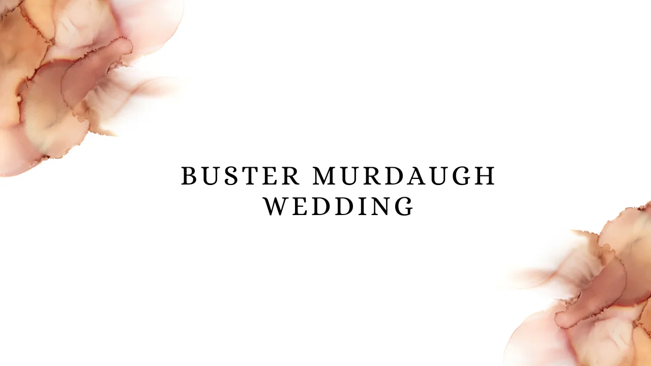 Buster Murdaugh Wedding: Love in the Lowcountry